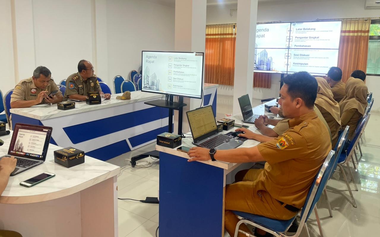 Rapat Koordinasi Internal Diskominfo Grobogan Bahas 6 Dimensi Smart City
