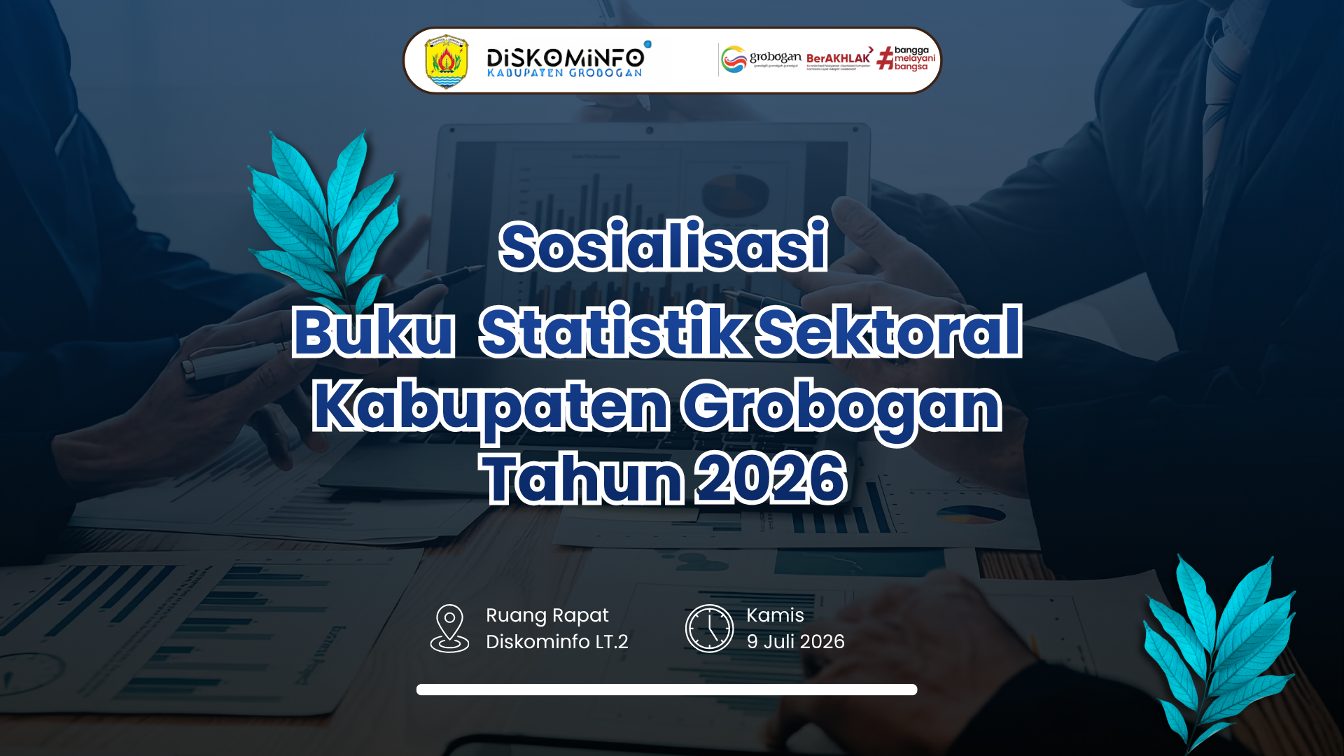 Diskominfo Grobogan Gelar Sosialisasi Buku Statistik Sektoral Kabupaten Grobogan Tahun 2026
