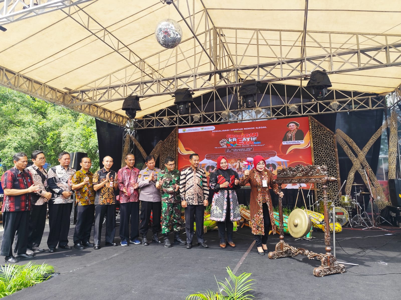 Grobogan Kreatif Expo 2024 Resmi Dibuka : Kreatifitas dan Inovasi Dalam Berbudaya