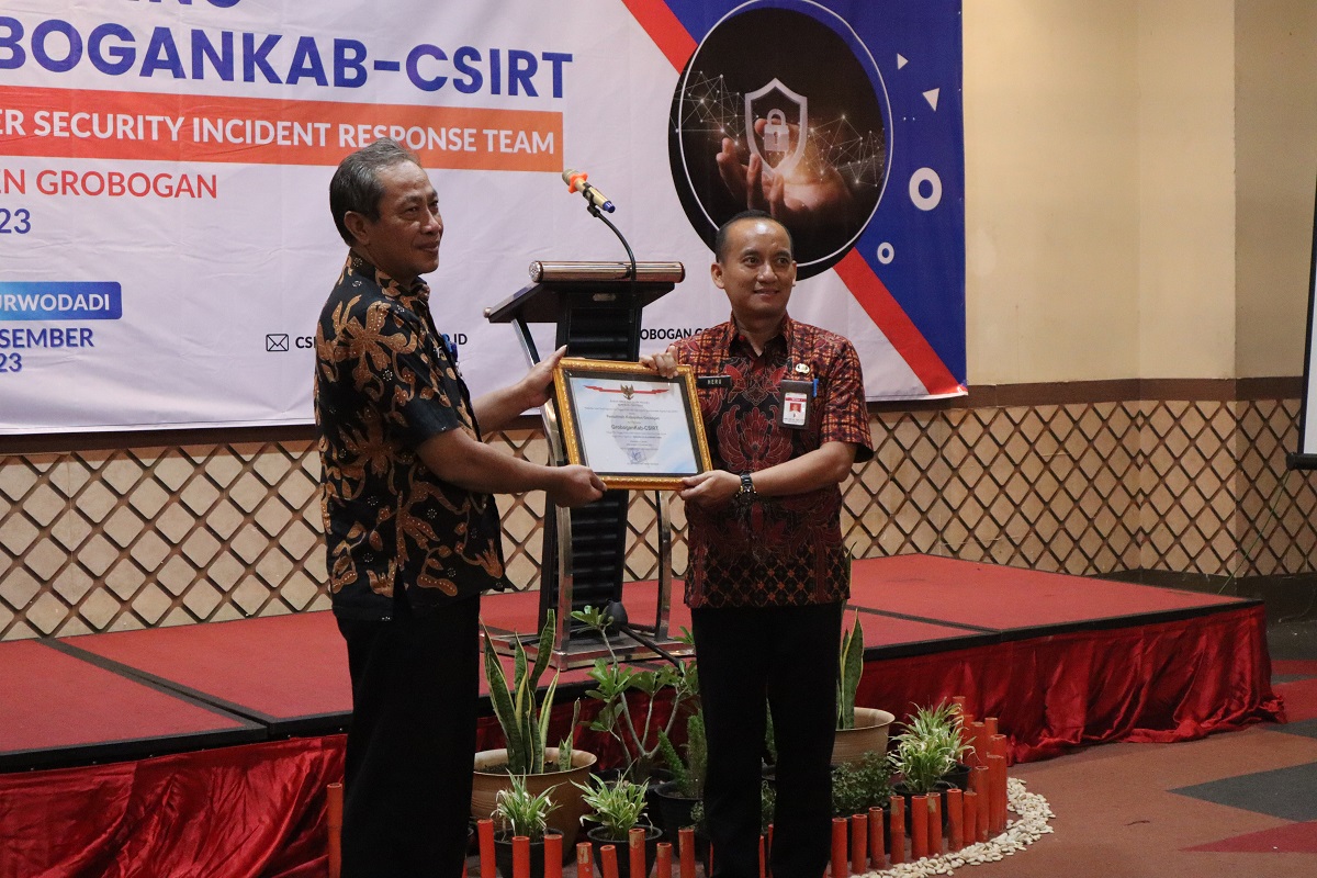 Launching Grobogan Computer Security Incident Response Team (GroboganKab-CSIRT)