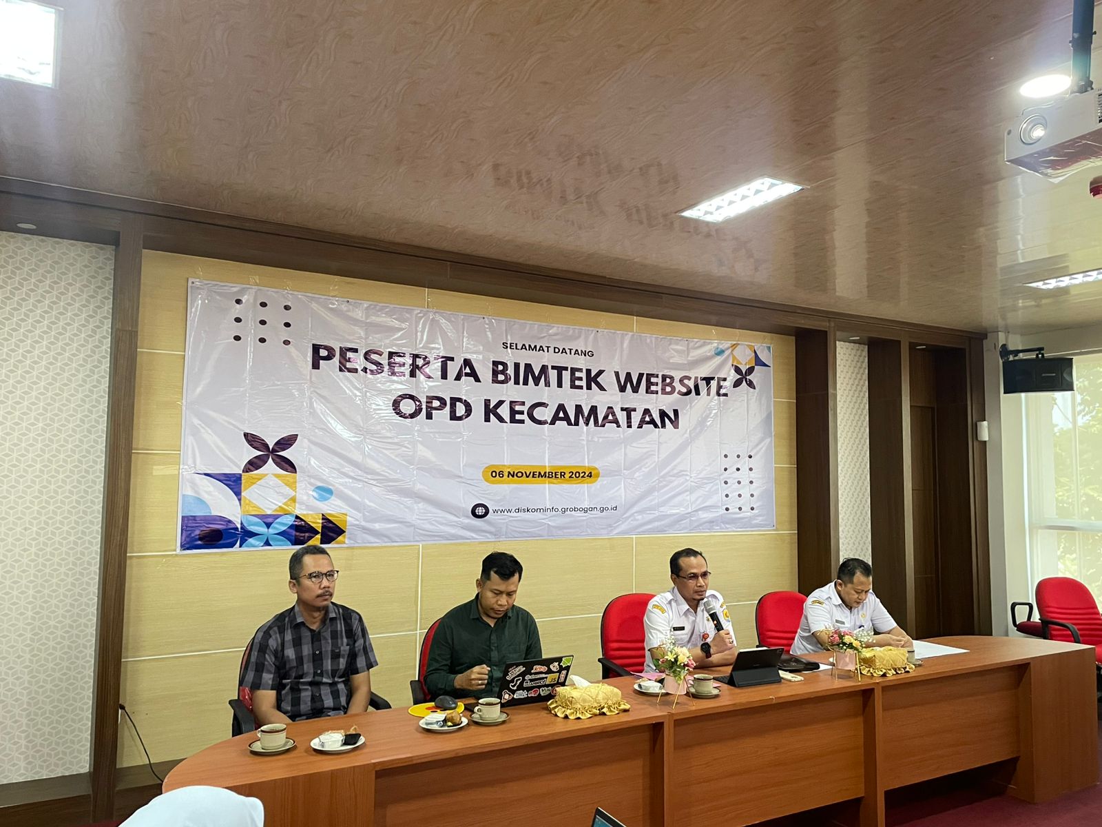 Diskominfo Gelar Bimbingan Teknis Website OPD Kecamatan