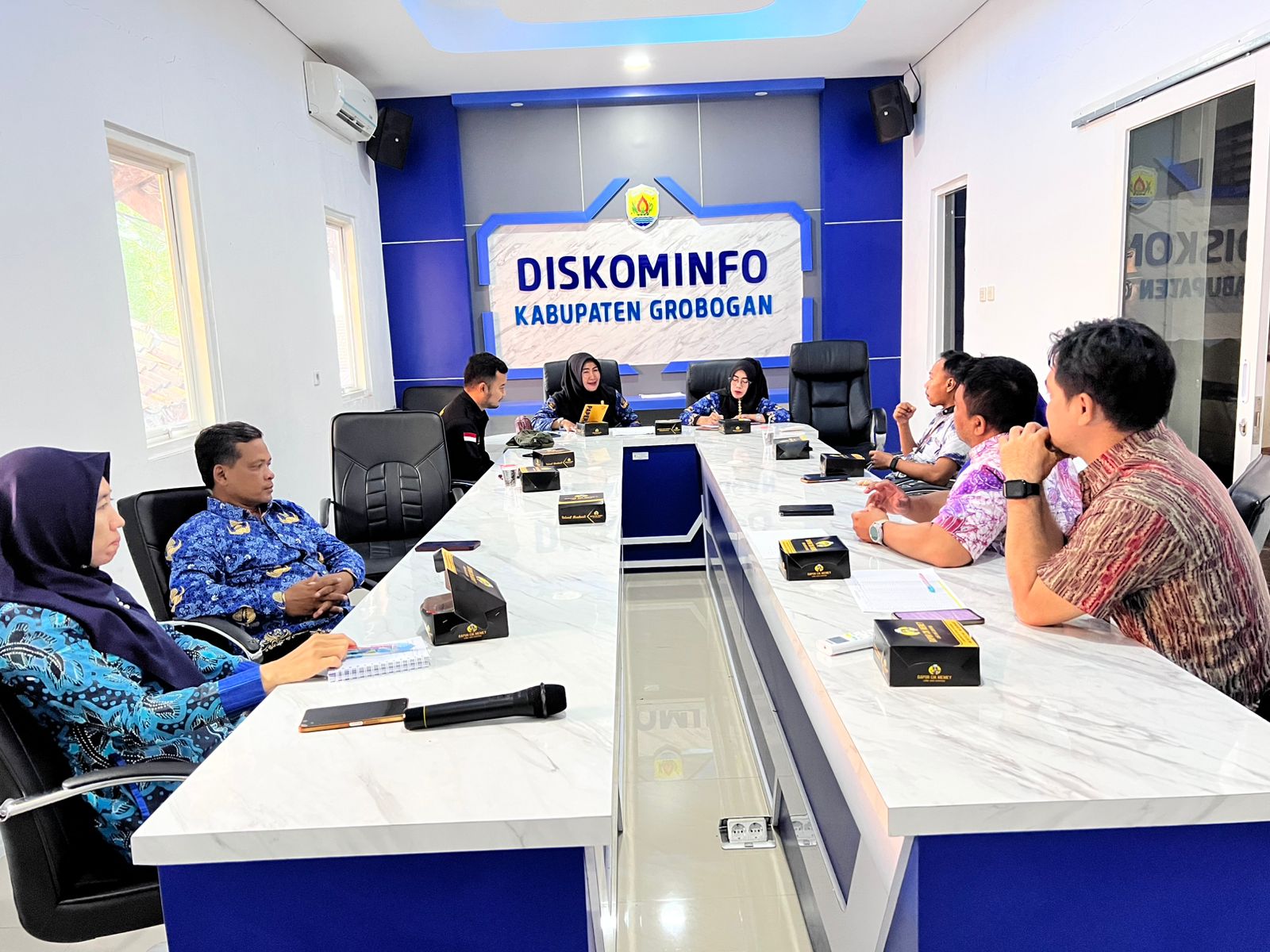 Diskominfo Grobogan dan Jawa Tengah Jalin Kerja Sama Tingkatkan Keterbukaan Informasi