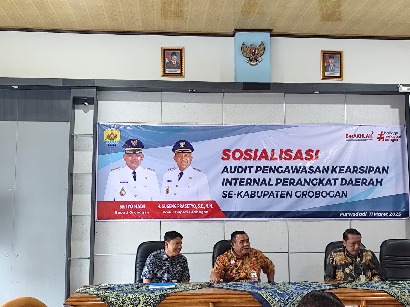 Sosialisasi Audit Pengawasan Kearsipan Internal Perangkat Daerah se – Kabupaten Grobogan 