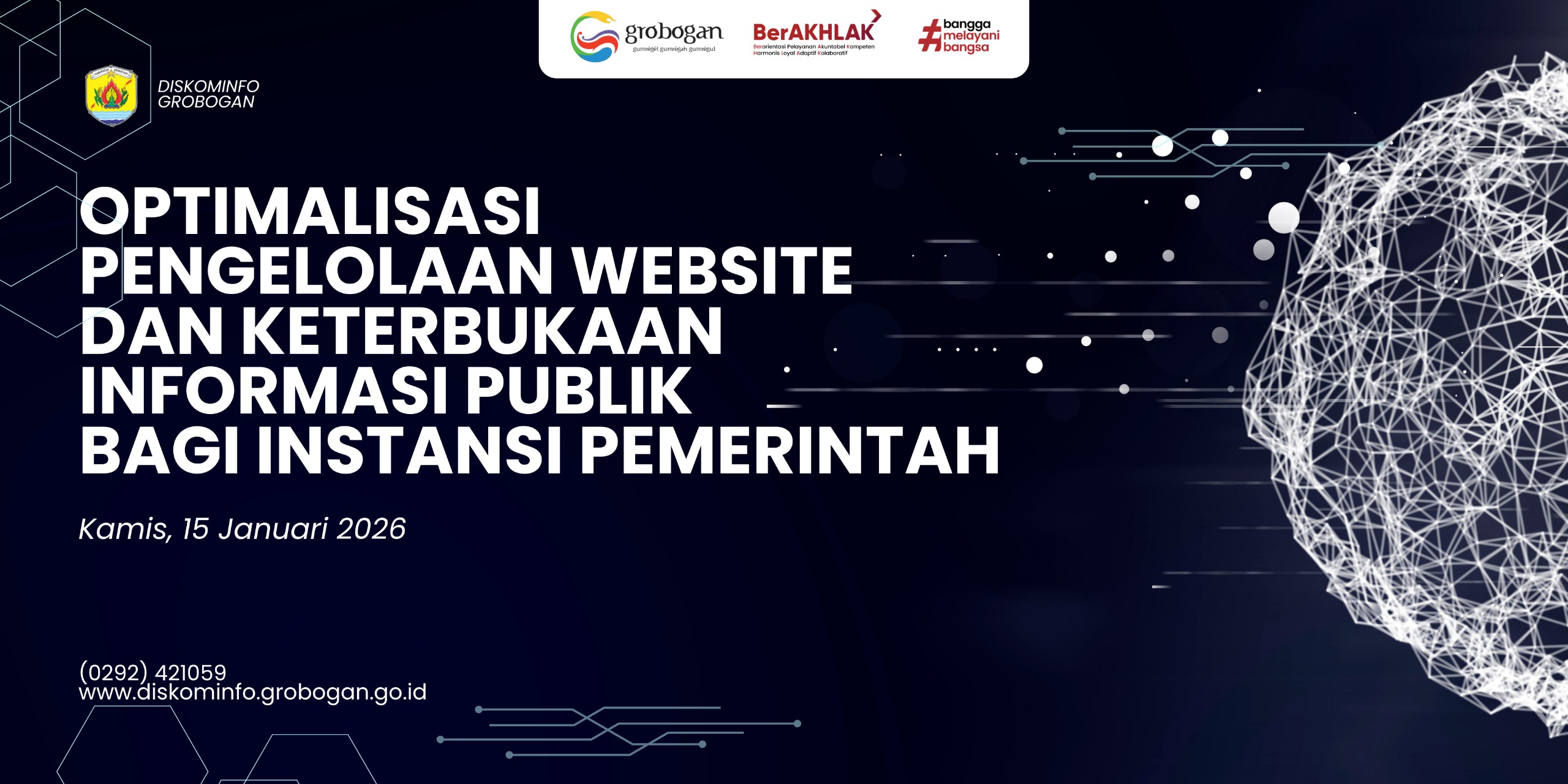 Grobogan Menuju Digital: Optimalisasi Website dan Keterbukaan Informasi bagi Instansi Pemerintah