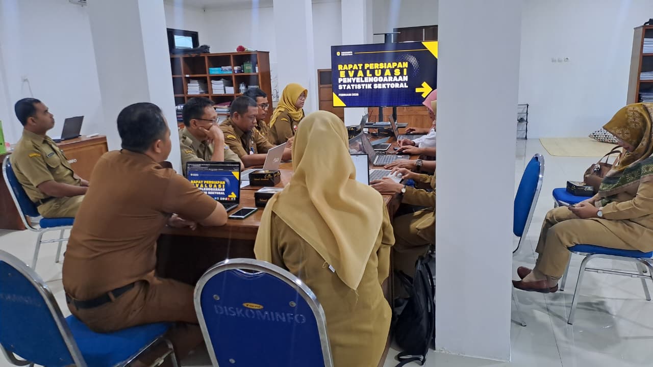 Tingkatkan Kualitas Data, Diskominfo Grobogan Gelar Rapat Persiapan Evaluasi Penyelenggaraan Statistik Sektoral (EPSS) 2026