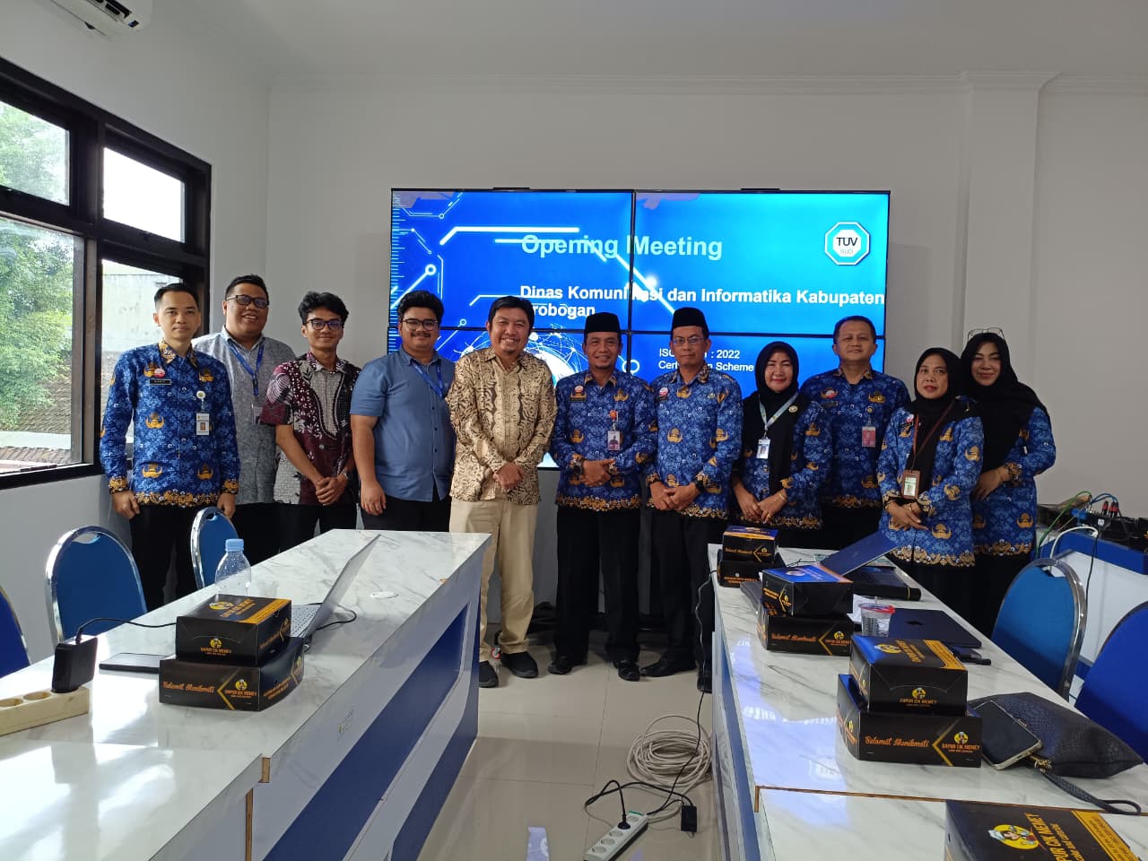 Diskominfo Grobogan Laksanakan Audit Eksternal Surveilance ISO 27001:2022 Tahap Pertama untuk Penguatan Sistem Keamanan Informasi